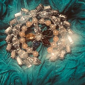 B. David Vintage OES Eastern Star Rhinestone Large Pin